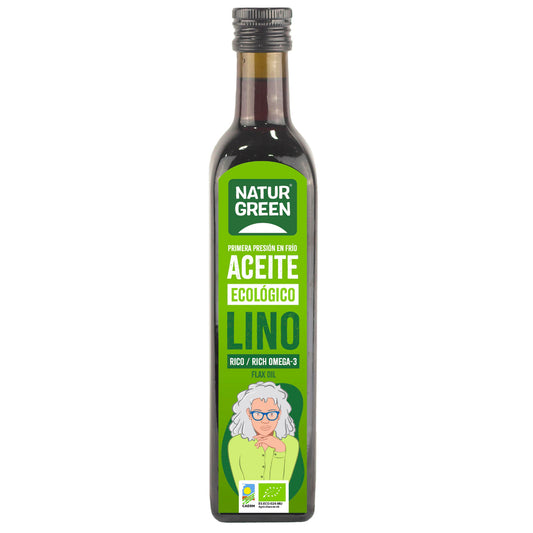 Óleo de Linhaça Biológico NaturGreen 500 ml