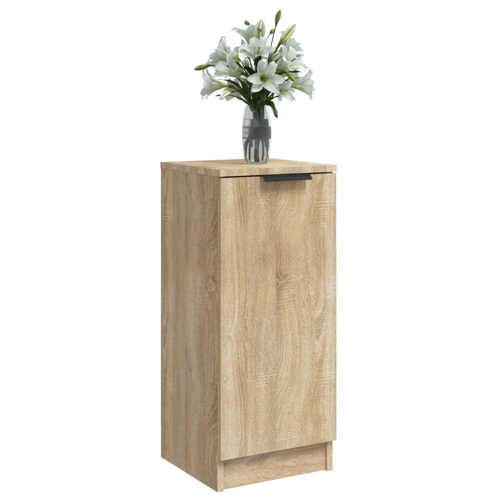 Aparadores 2 Uds Madera Contrachapada Roble Sonoma 30x30x70 Cm / Vetonek_1