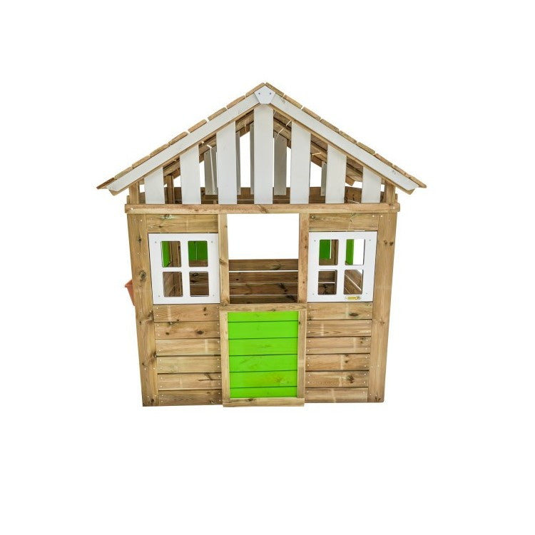 Casita De Madera Masgames Lollipop Xl Verde Sin Suelo De Madera._3