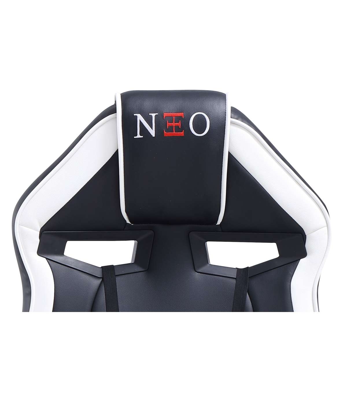 Sillón Giratorio Elevable Gamer Neo Avance Tapizado En Tejido Negro/blanco, 115-125cm(alt_2