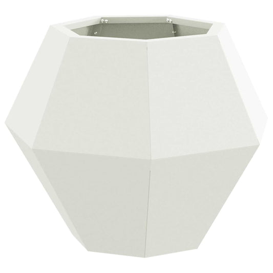Jardinera Blanco 50 X 50 X 40 Cm Acero_0