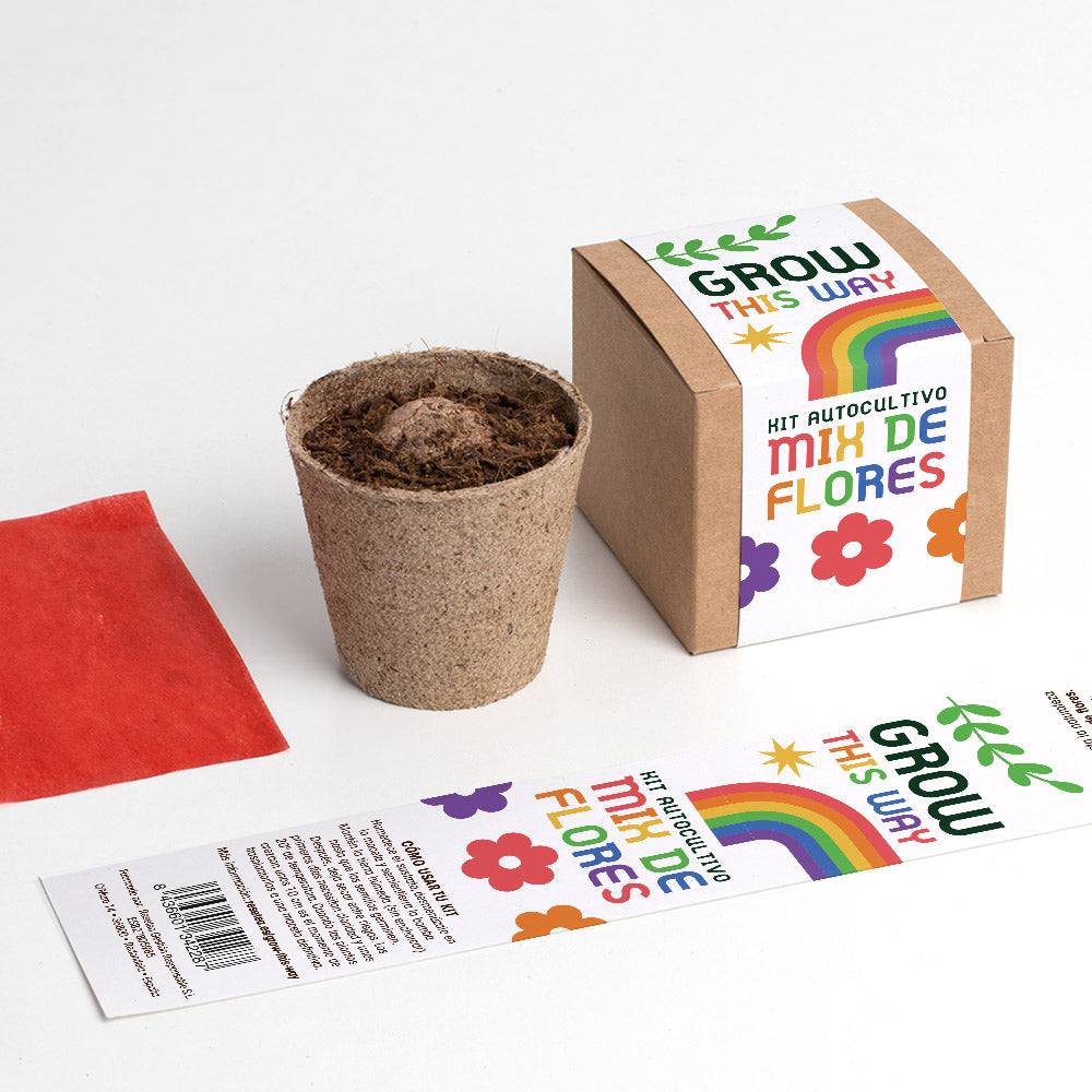 Grow This Way | Kit De Autocultivo Mix De Flores | Actividad Educativa Y Regalo Original_3