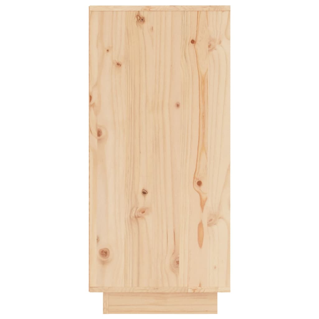 Aparador De Madera Maciza De Pino 31,5x34x75 Cm / Vetonek_2