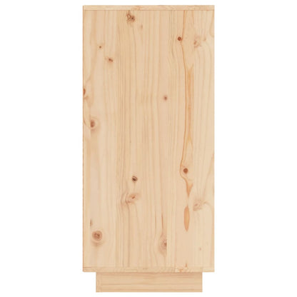 Aparador De Madera Maciza De Pino 31,5x34x75 Cm / Vetonek_2