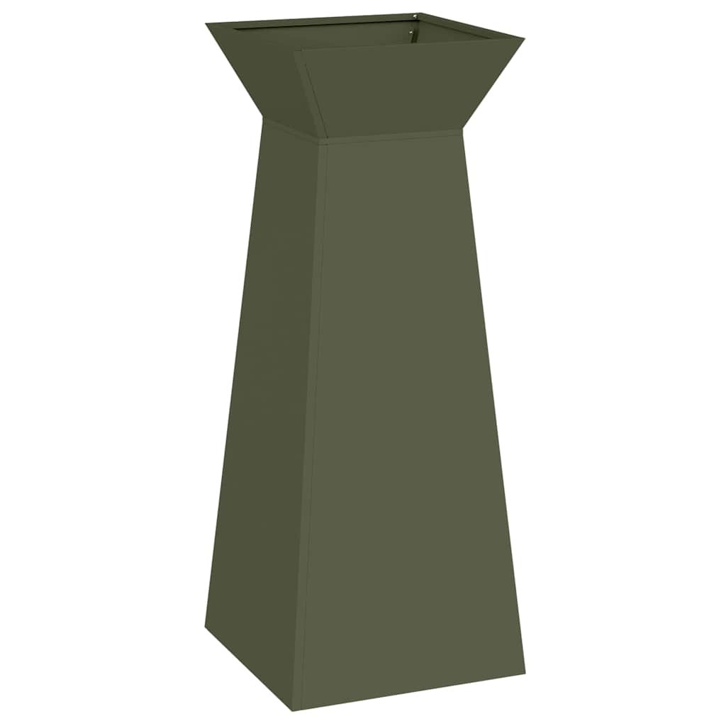 Maceta Pilar 2 Pcs Oliva 40 X 40 X 100 Cm_4