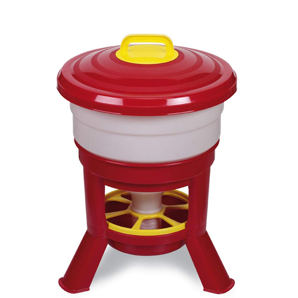 Tolva Gallinas Silo Premium 30 L - Comedero Con Patas Para Gallinas - Tolva De Gran Capacidad Para Aves De Corral Fabric_0