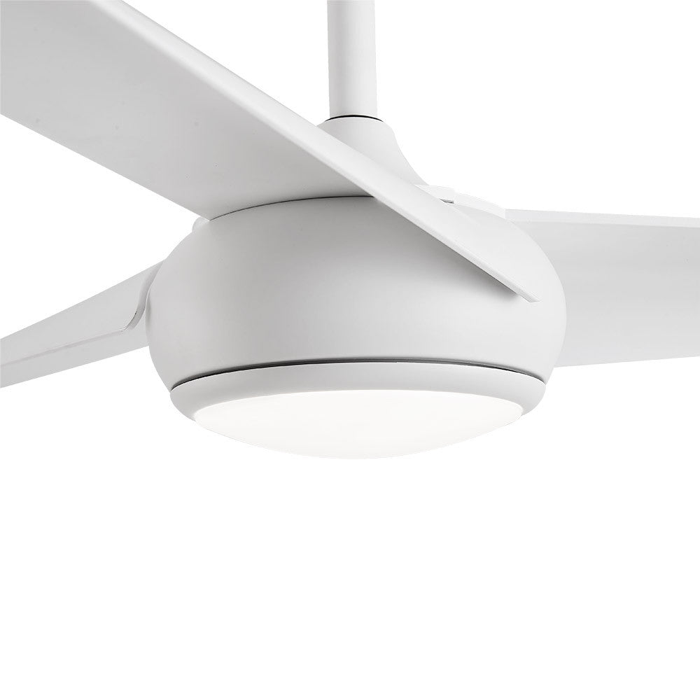 Ventilador Dc Patras 24w Blanco 3 Aspas 6 Velocidades 3 Colores 131,2d 2424lm C/remoto, Memoria Y Temporizador_1