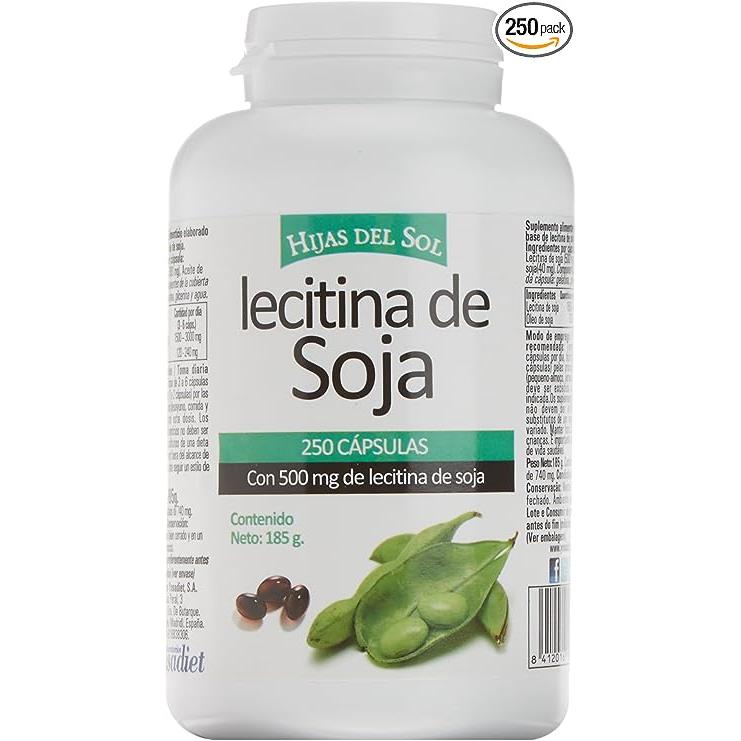 Suplemento alimentar Lecitina de soja Ynsadiet 250 pérolas