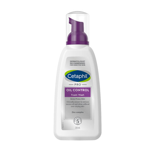 Cetaphil Pro Oil Control Espuma de Limpeza Facial para Pele Oleosa com Tendência para Acne 235ml