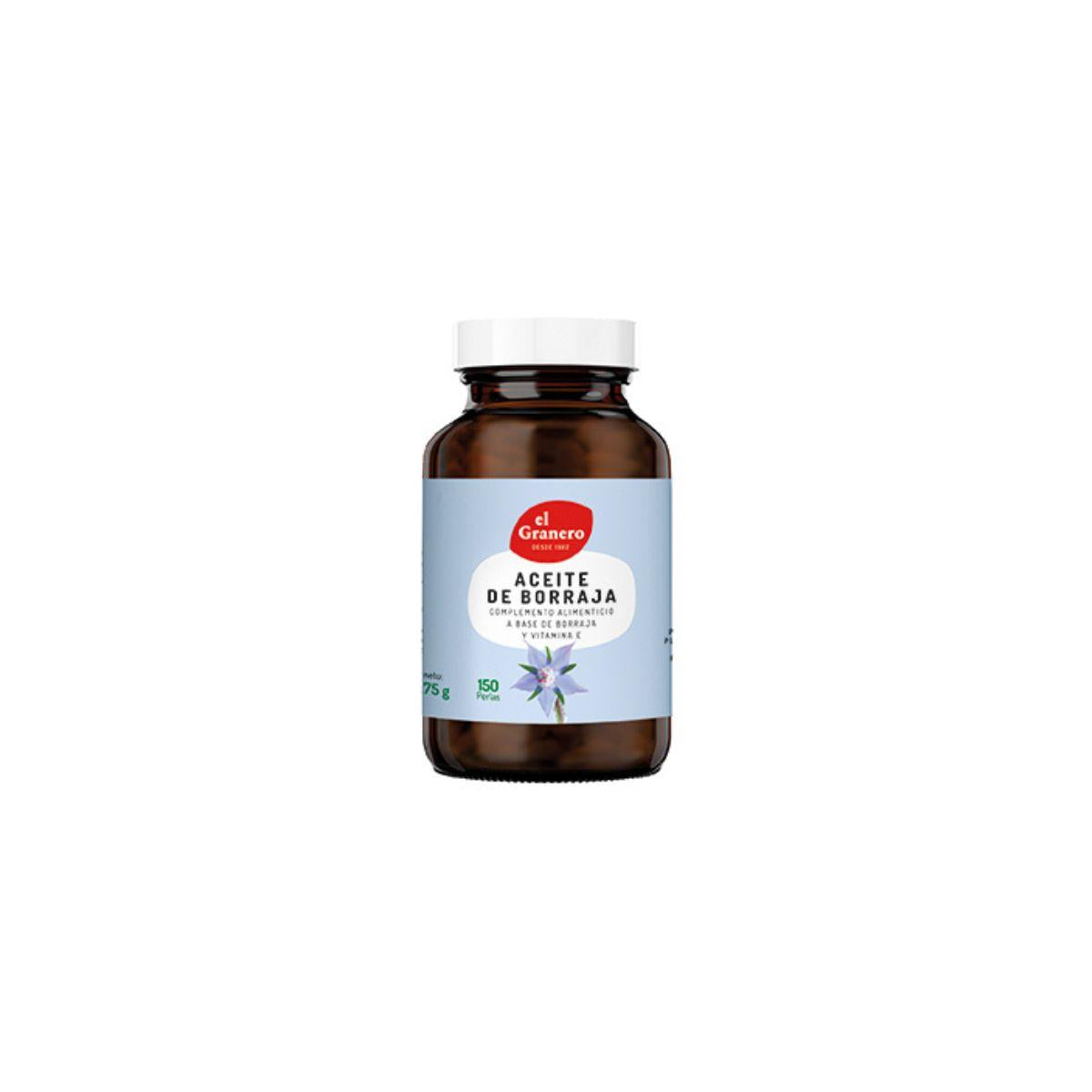 Óleo de Borragem El Granero 150 pérolas 700 mg