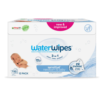 Toalhitas Húmidas WaterWipes BIO Baby Pack 720 Unidades