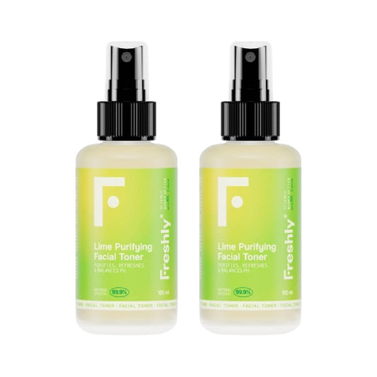Pack de 2 tónicos faciais purificantes Freshly Lime 150ml
