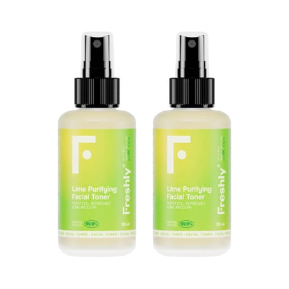 Pack de 2 tónicos faciais purificantes Freshly Lime 150ml
