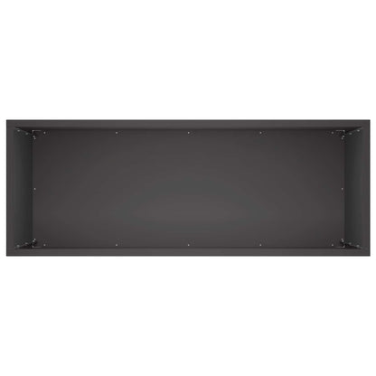 Macetero De Jardín 2 Uds. Negro 80 X 30 X 50 Cm_4