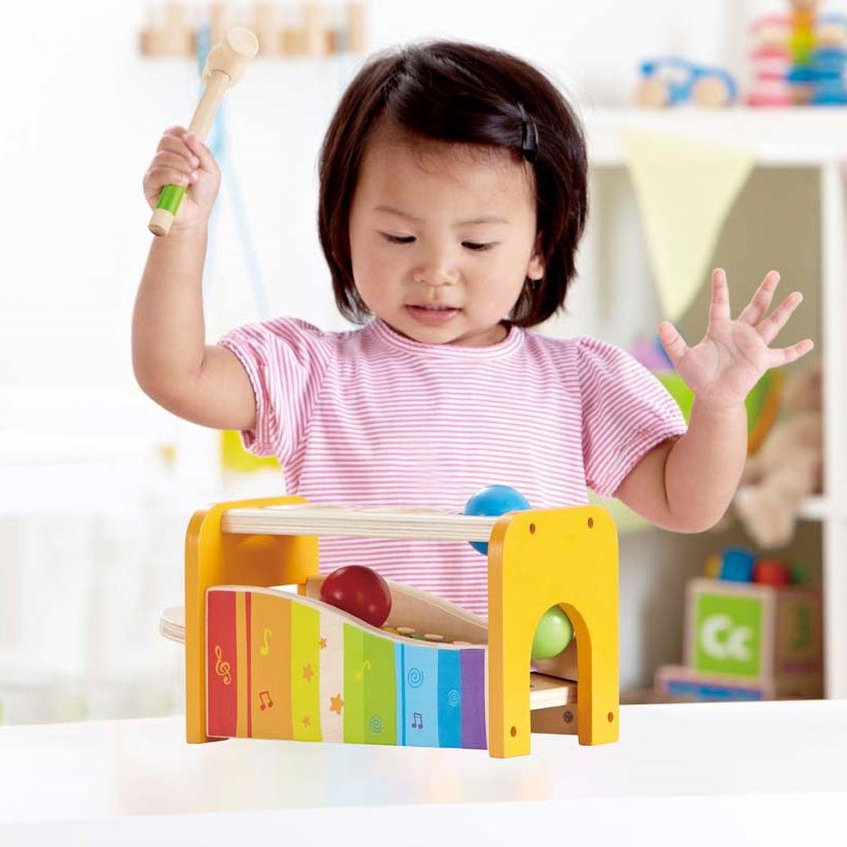 Xilófono Pica-fuerte Pound And Tap Bench Hape_3