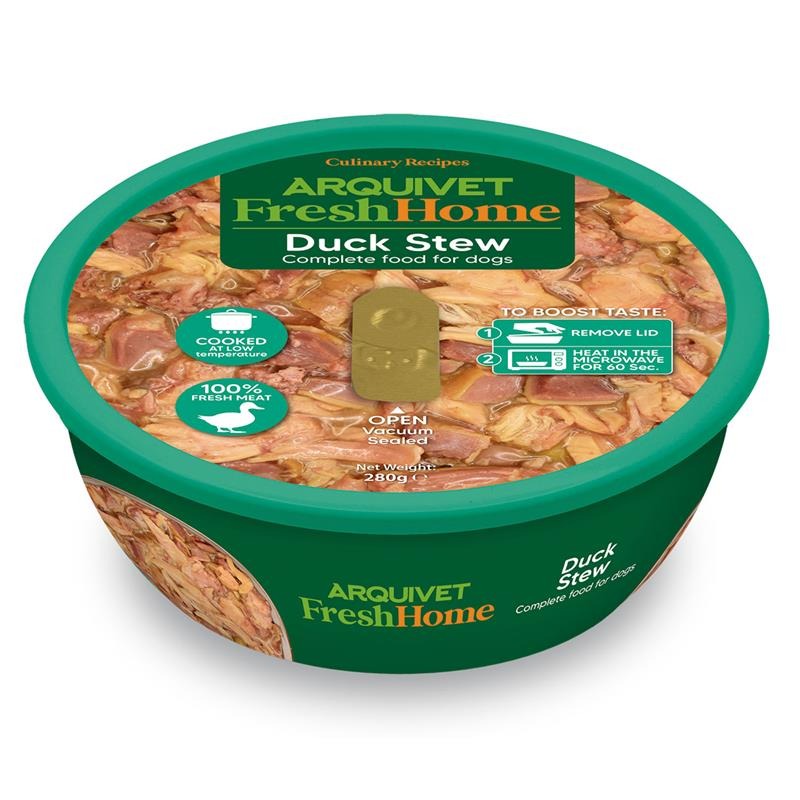 Arquivet Fresh Home Duck Stew Alimento húmedo de pato para perros 280 g
