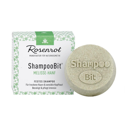 Champô sólido com erva-cidreira e cânhamo Rosenrot 60 g
