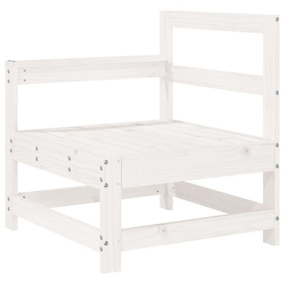 Vidaxl Juego De Muebles De Jardín 6 Piezas Madera Maciza Pino Blanco_5