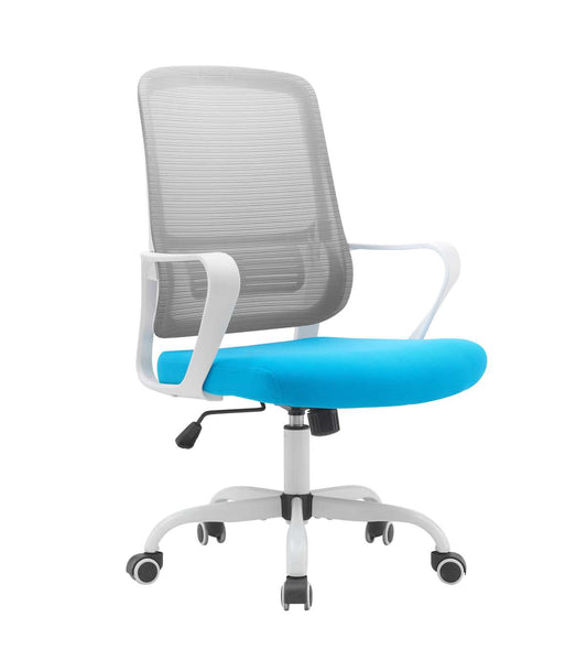 Silla Despacho Giratoria Elevable Acabado Gris/azul, 59m(ancho) 99/109cm(altura) 56cm(fond_0