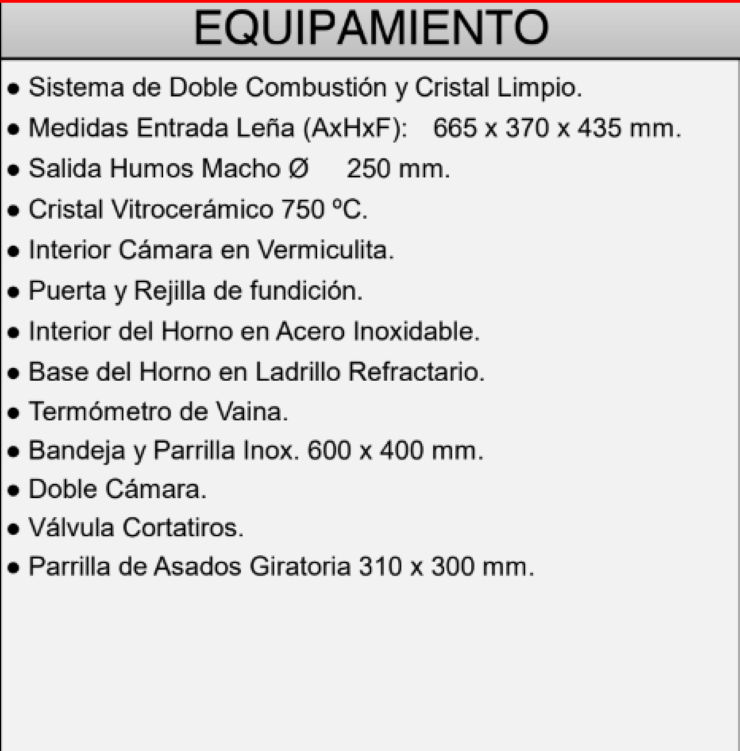 BRICOSOL Chimenea Leña Rincón con Horno FM Modelo C-200-RH_1
