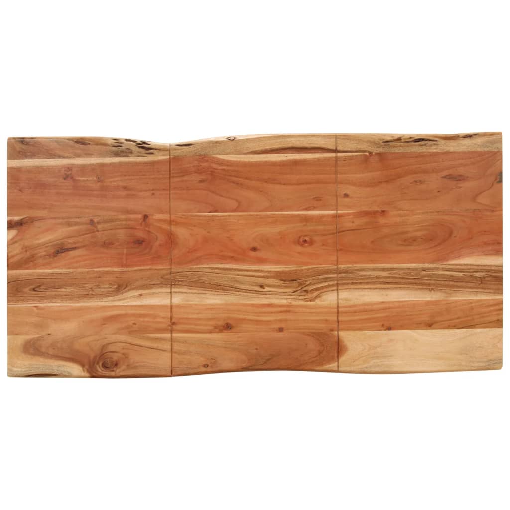 Mesa De Comedor Madera Maciza De Acacia 140x70x76 Cm_2