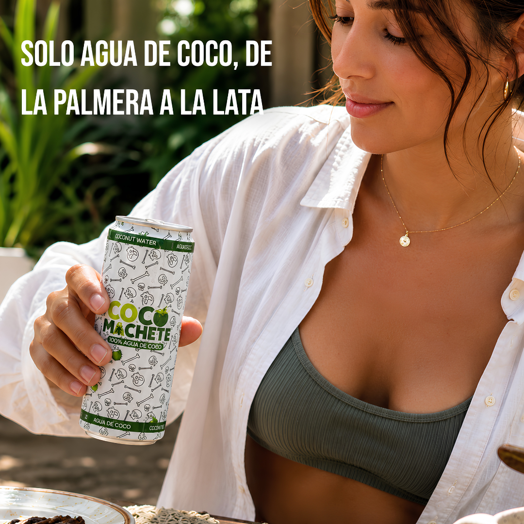 Agua De Coco Natural 100%, Pack 24 Latas X 310 Ml_5