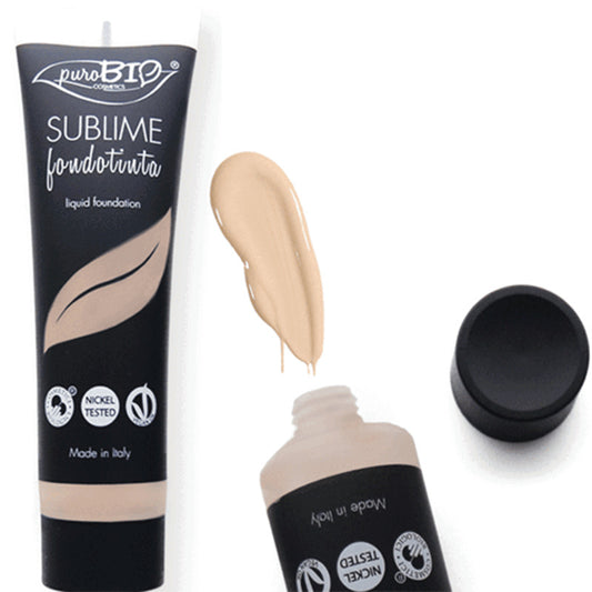 Maquillaje Fluido Sublime 02 Purobio 30 Ml_0