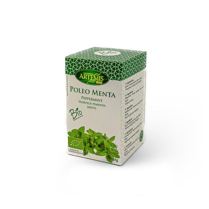 Artemis com 20 filtros de menta e poejo.