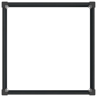 Arriate Elevado Negro 100 X 100 X 91 Cm Wpc Y Aluminio_4