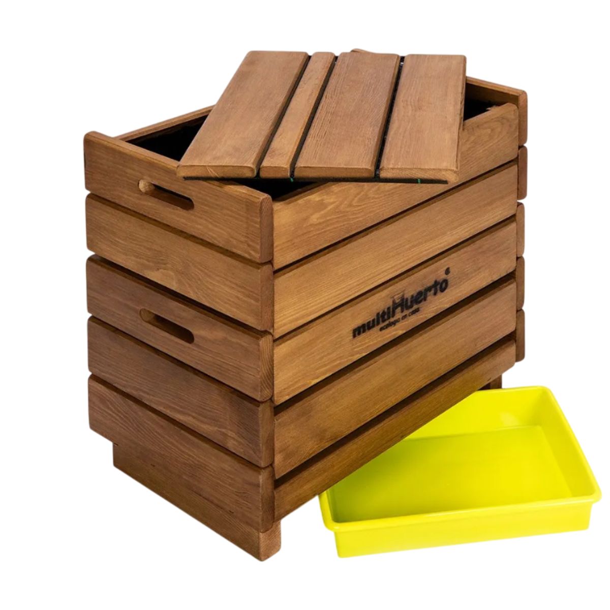 Vermicompostor completo de fruta com minhocas multi-jardim