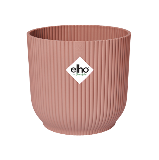 Vaso redondo dobrável Vibes delicado rosa Elho 18 cm 