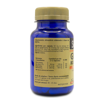 SANON Ginseng Vermelho Coreano 90 cápsulas vegetais 500 mg