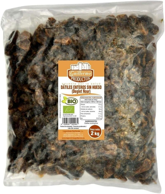 Dátiles Bio Enteros Sin Hueso - 2 Kg_0