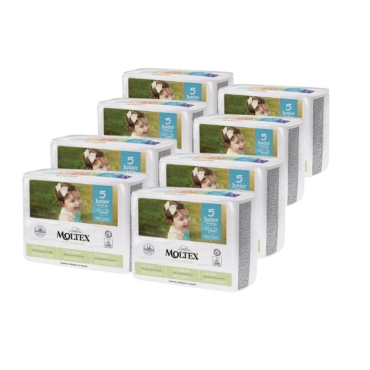 Moltex Pure &amp; Nature T5 Pack de Fraldas (13-18 kg), 352 Unidades