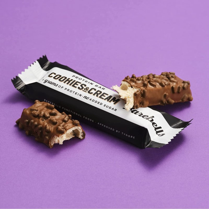 Caja De 12 Barritas de 55gr Sabor Cookies & Cream Barebells_1