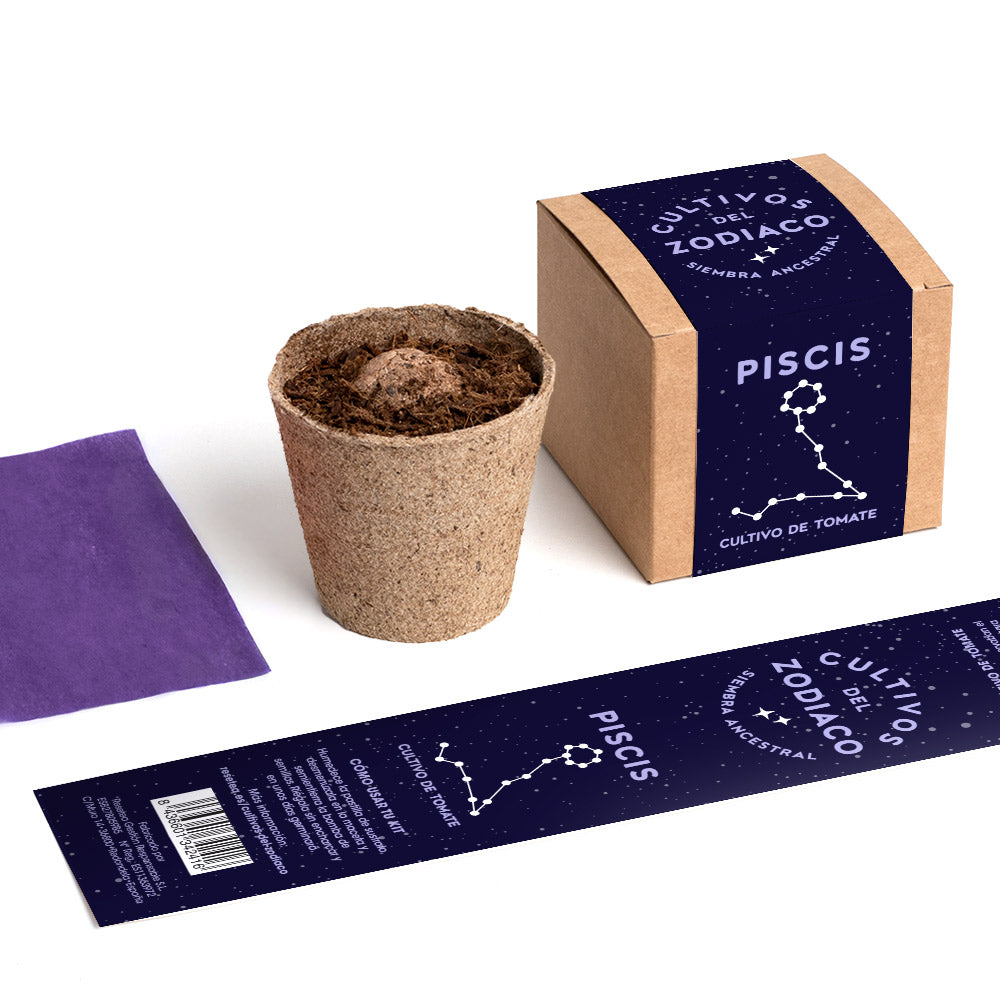 Cultivos Del Zodiaco – Piscis | Kit De Cultivo Con Semillas De Tomate_3