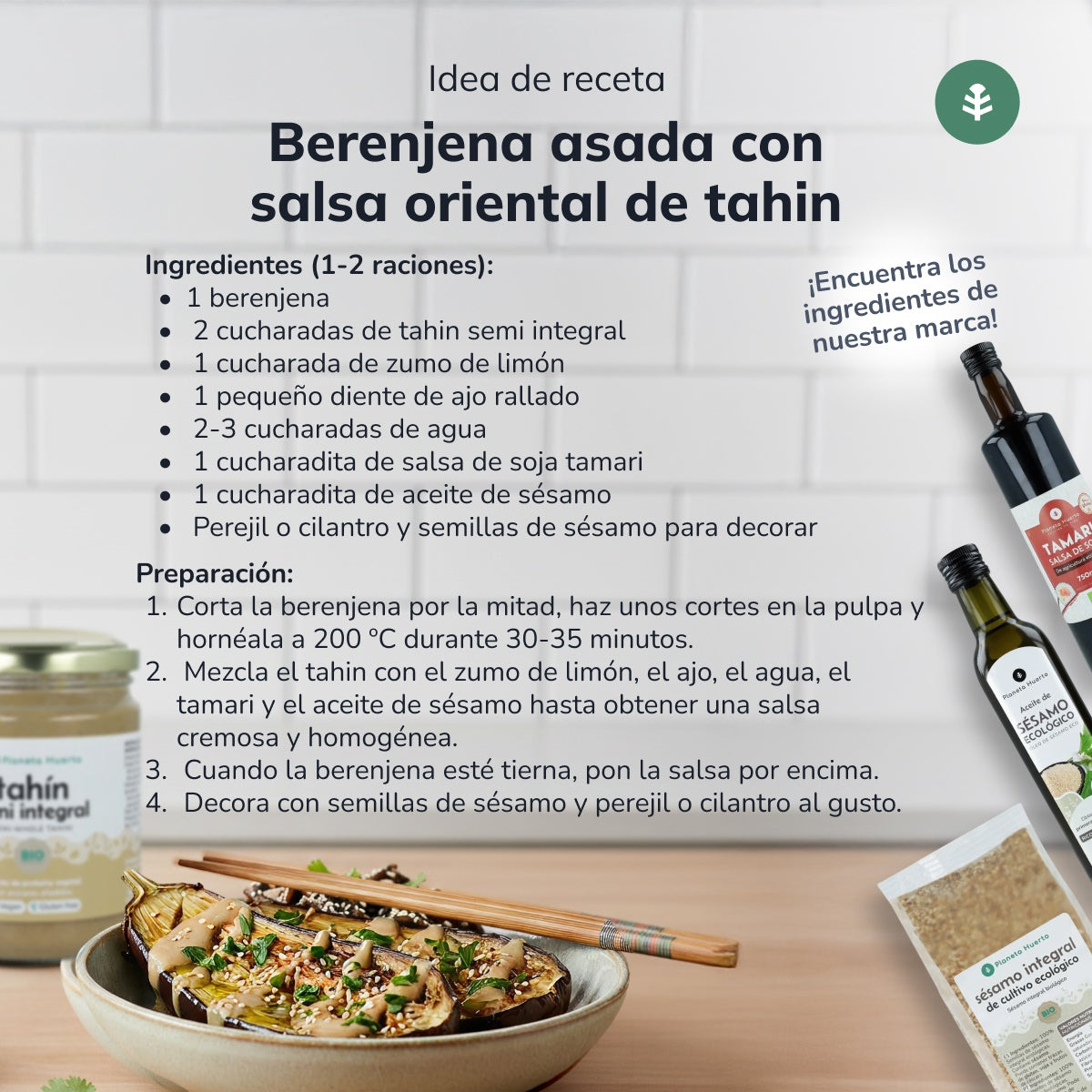 Tahín Semi Integral ECO Planeta Huerto 350g