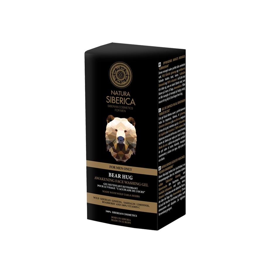 Gel de Limpeza Facial Renovador Bear Hug Natura Sibérica, 150 ml