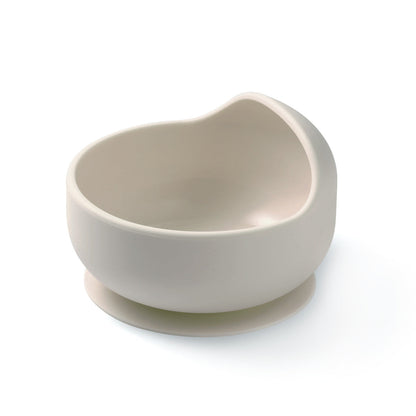 Bowl Silicona Con Ventosa Para Bebés Beige_2
