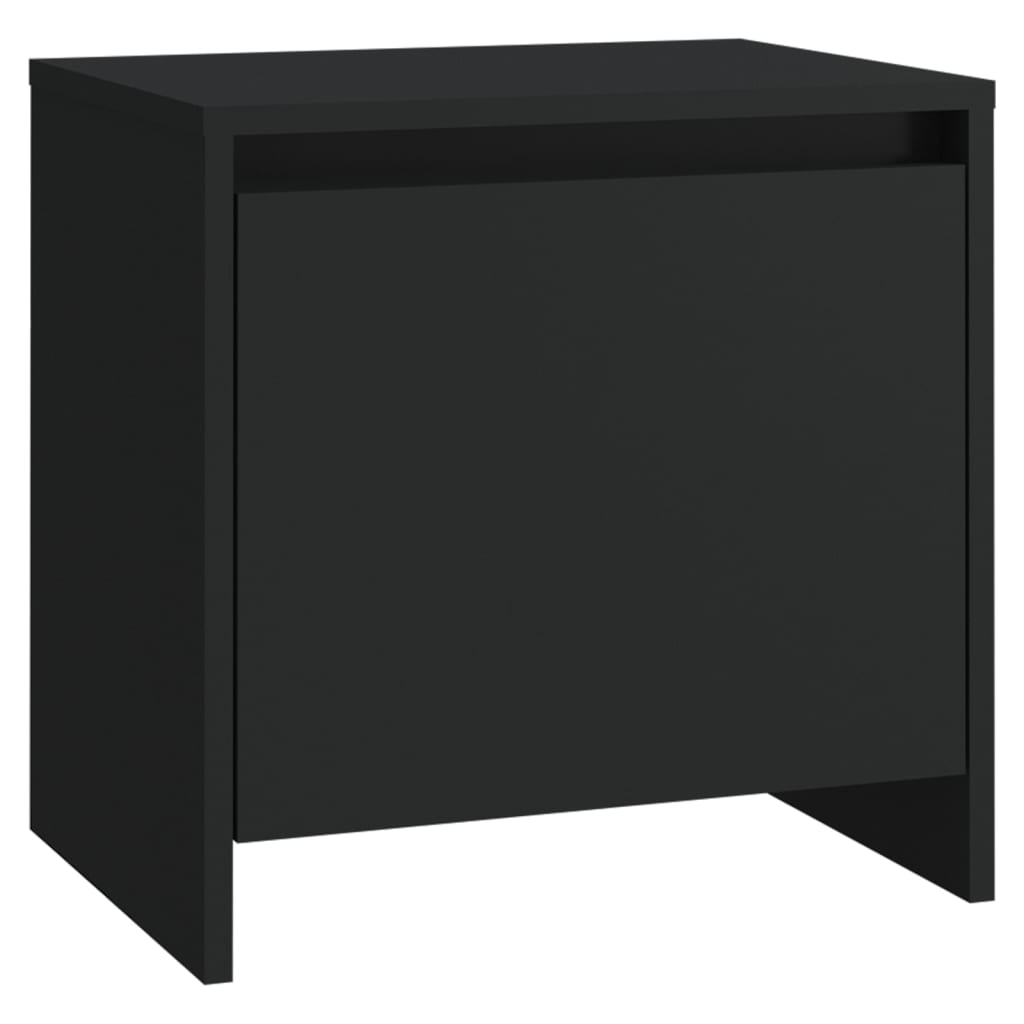Mesitas De Noche 2 Uds Madera Ingeniería Negro 45x34x44,5 Cm_3