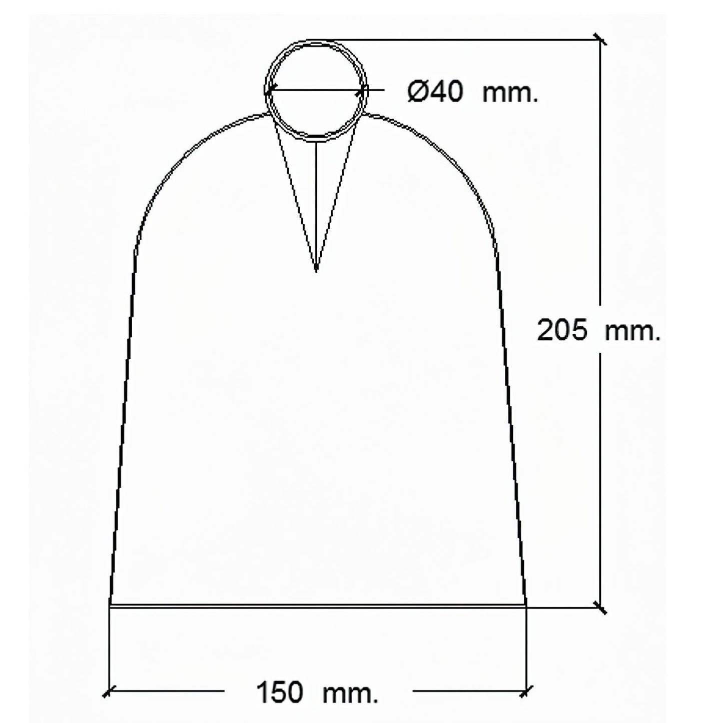 Azada Forjada Sin Mango 96/ 750 Gramos_1