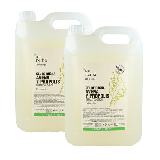 2x Tot Herba Oat Gel de Banho Dermatológico 5L