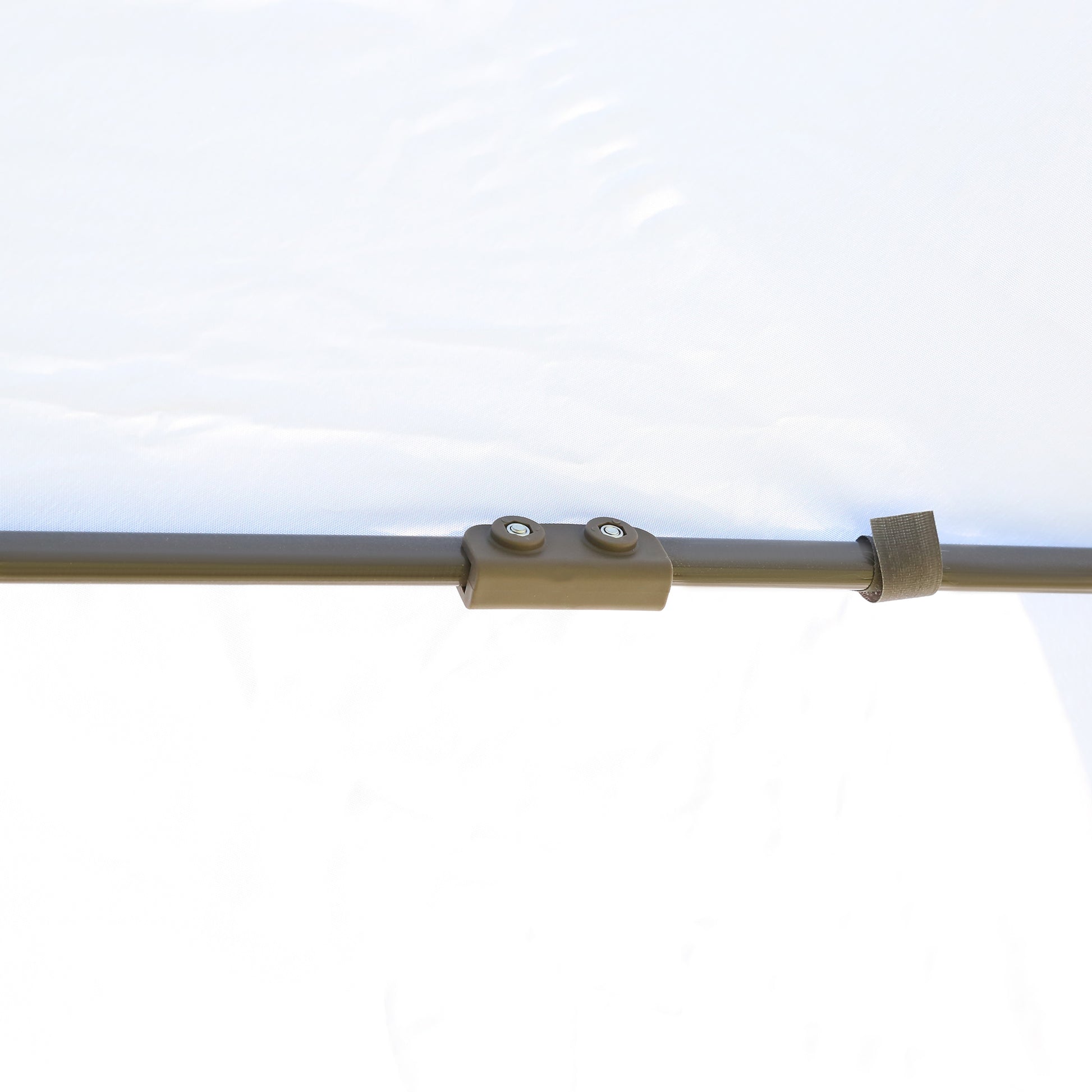 Outsunny Carpa Plegable 4,05x3,4x2,85 M Altura Ajustable Doble Techo Mosquiteras_4