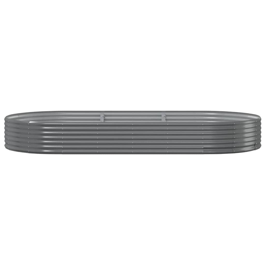 Jardinera Arriate Acero Galvanizado Gris 296x140x36cm_2