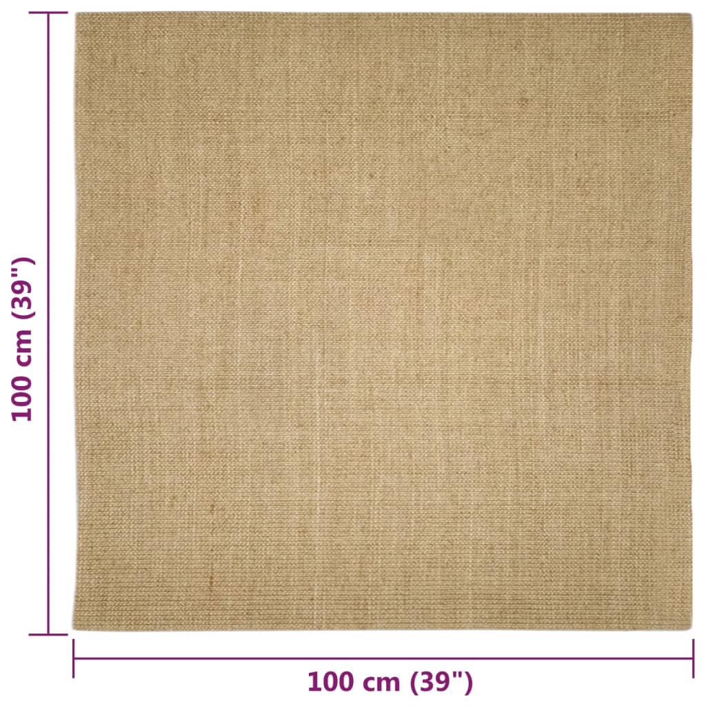 Alfombra De Sisal Para Rascador 100x100 Cm_5