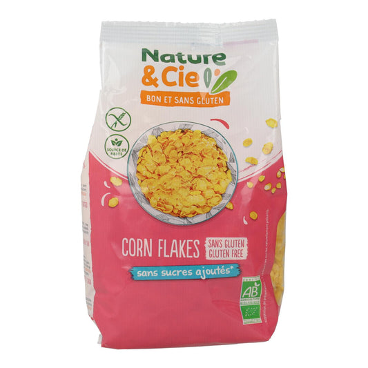 Flocos de Milho Torrados Sem Glúten e Açúcar Bio Nature &amp; Cie 200 gr
