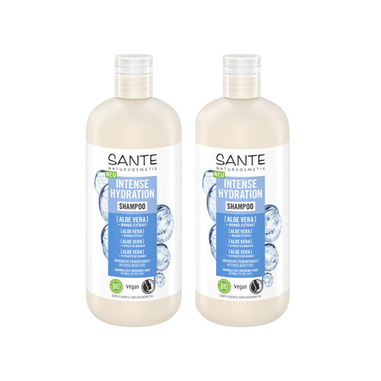 Pack de 2 Champôs de Hidratação Intensa Aloe Sante 500 ml