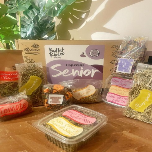Ribero Healthy Senior Buffet para coelhos e roedores adultos