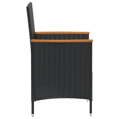 Vidaxl Set De Comedor De Jardín 7 Piezas Y Cojines Ratán Sintético_4