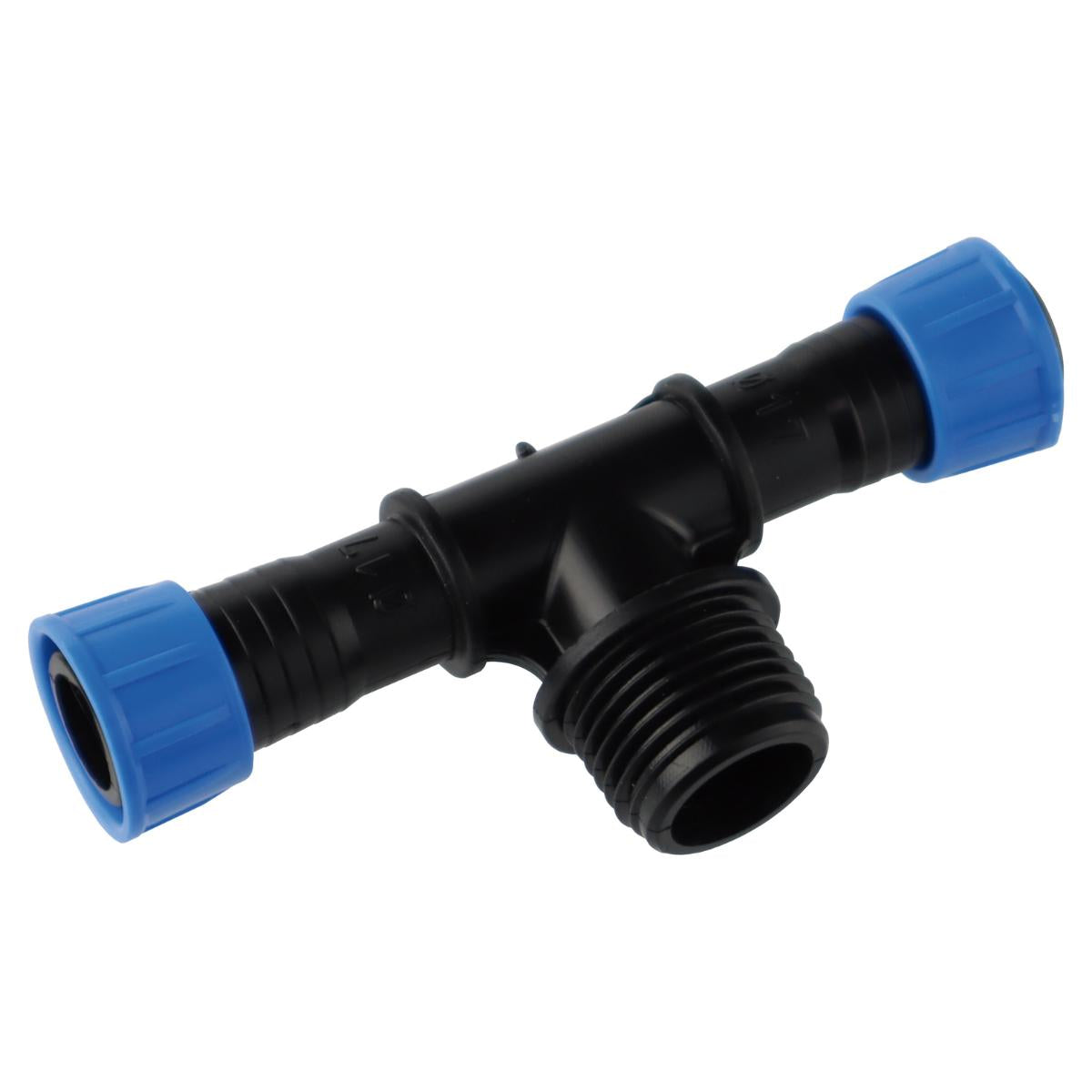 Tee de rosca macho de 1/2" - Fita Click Ø16 3 unidades Aqua Control